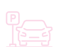 Parking et terrasse