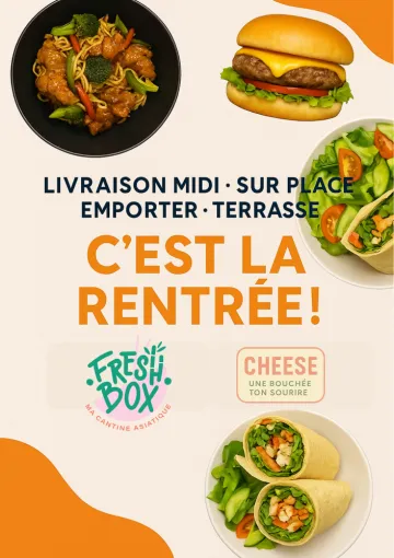 C’est la rentrée : Freshbox & Cheese livrent vos repas et vous accueillent en terrasse 🌞, Aix-en-Provence, FreshBox