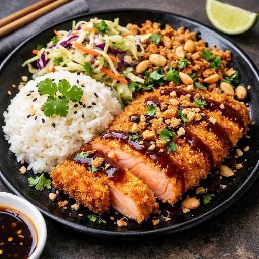 Découvrez le katsu de saumon chez FreshBox, Aix-en-Provence, FreshBox